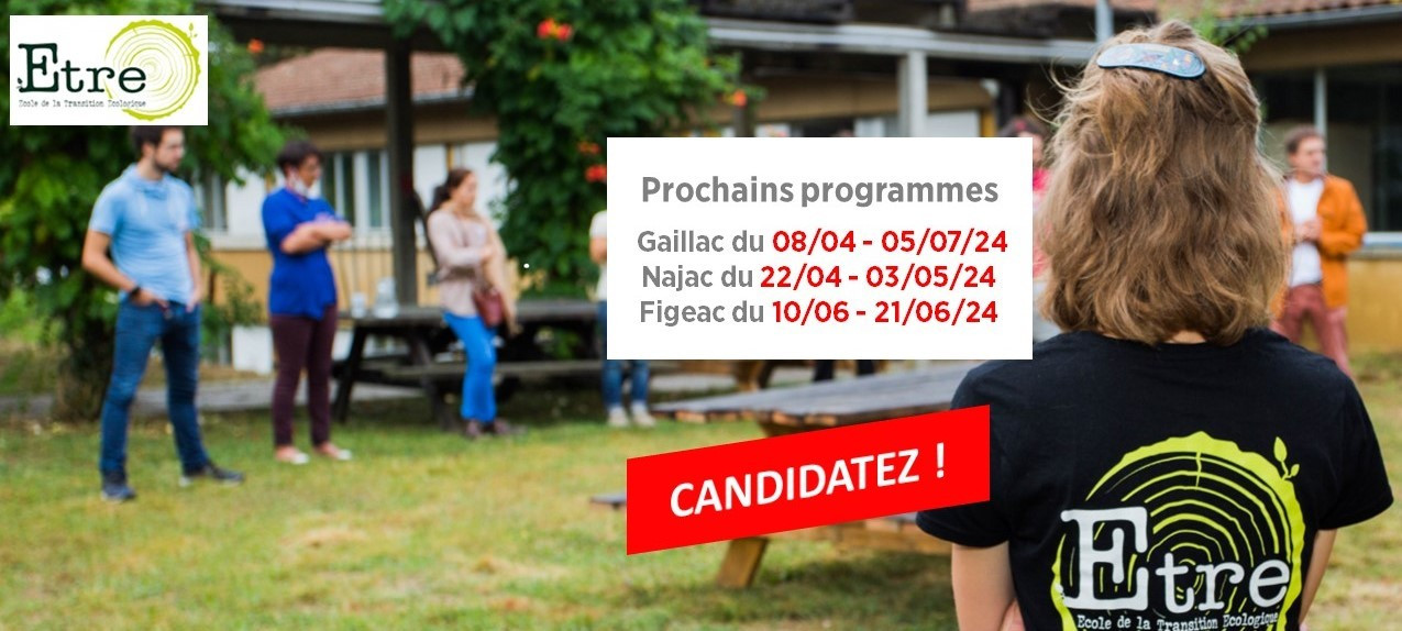 Candidature au programme Ecole ETRE